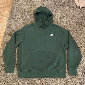 Nike Army Green Hoodie Size L